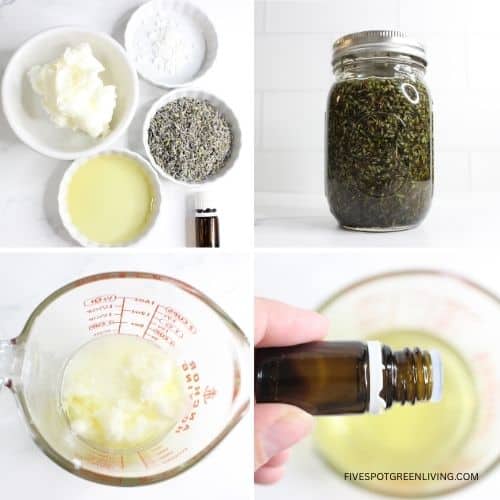 lavender eczema balm recipe process
