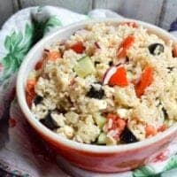 greek rice salad