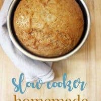 homemade bread slow cooker