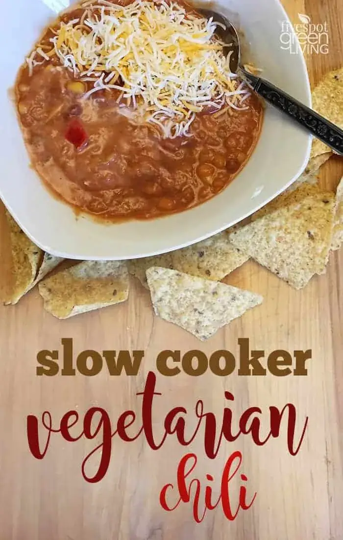 slow cooker vegetarian chili