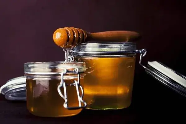 honey in jar