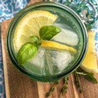 Lemon Spritzer Mocktail