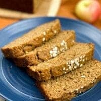 whole wheat applesauce bread