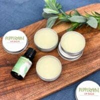peppermint lip balm on board