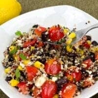 santa fe quinoa salad lemon