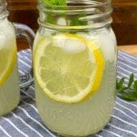 lemonade cooler recipe lemon slice