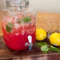 watermelon lemonade recipe with mint