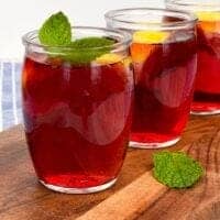 hibiscus punch recipe with mint