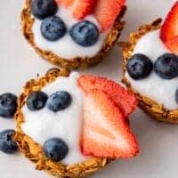 crunchy granola bites recipe closeup