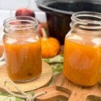 Non Alcoholic Pumpkin Cider with fruit