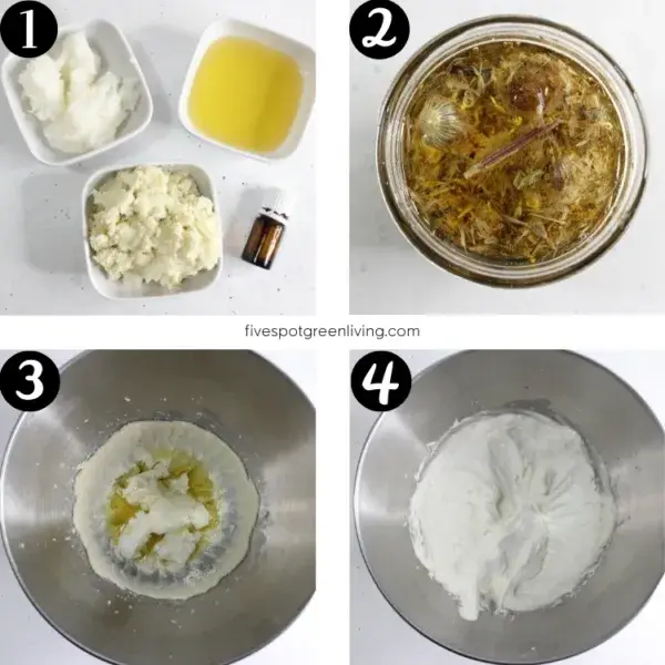 DIY herbal muscle relaxer in process