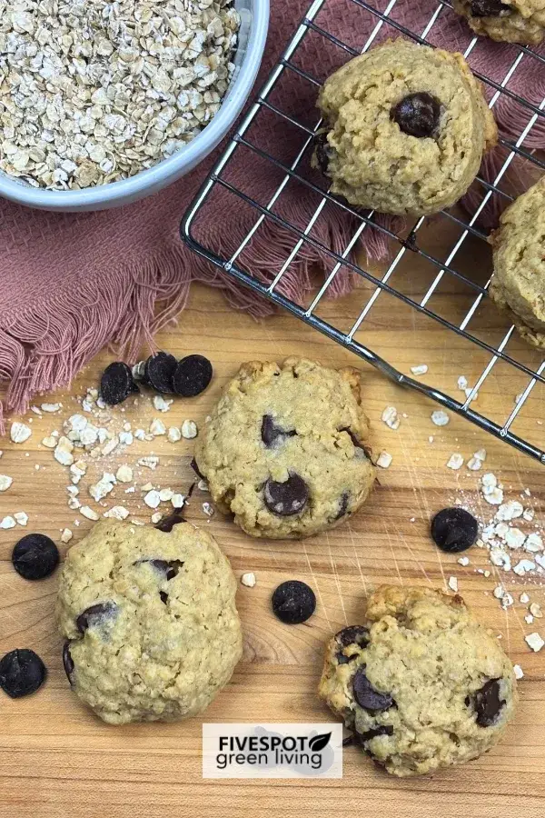 High Fiber Chocolate Chip Cookies