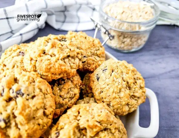 High Fiber Oatmeal Cookies