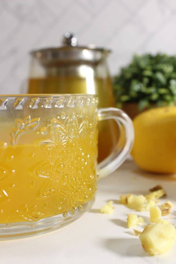 healthy tea recipe with garlic