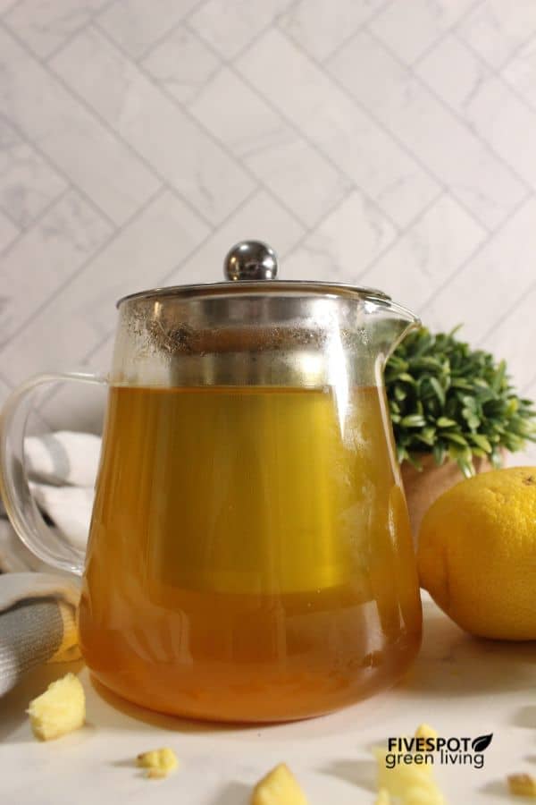 healthy tea recipe with lemon